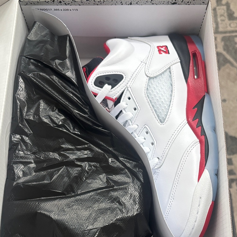 Nike Kids White and Red Sneakers